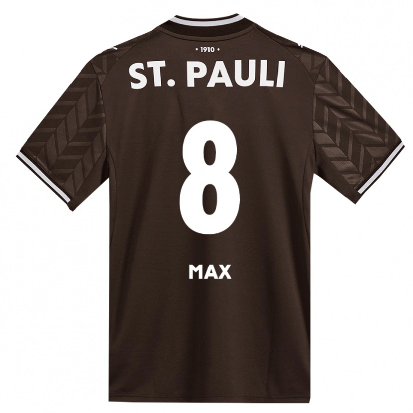 Danxen Kinder Max Herrmann #8 Kaffee Weiß Heimtrikot Trikot 2026/27 T-Shirt Schweiz