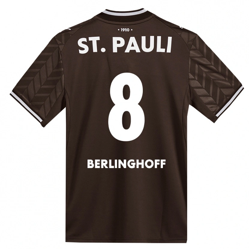 Danxen Kinder Marlene Berlinghoff #8 Kaffee Weiß Heimtrikot Trikot 2026/27 T-Shirt Schweiz