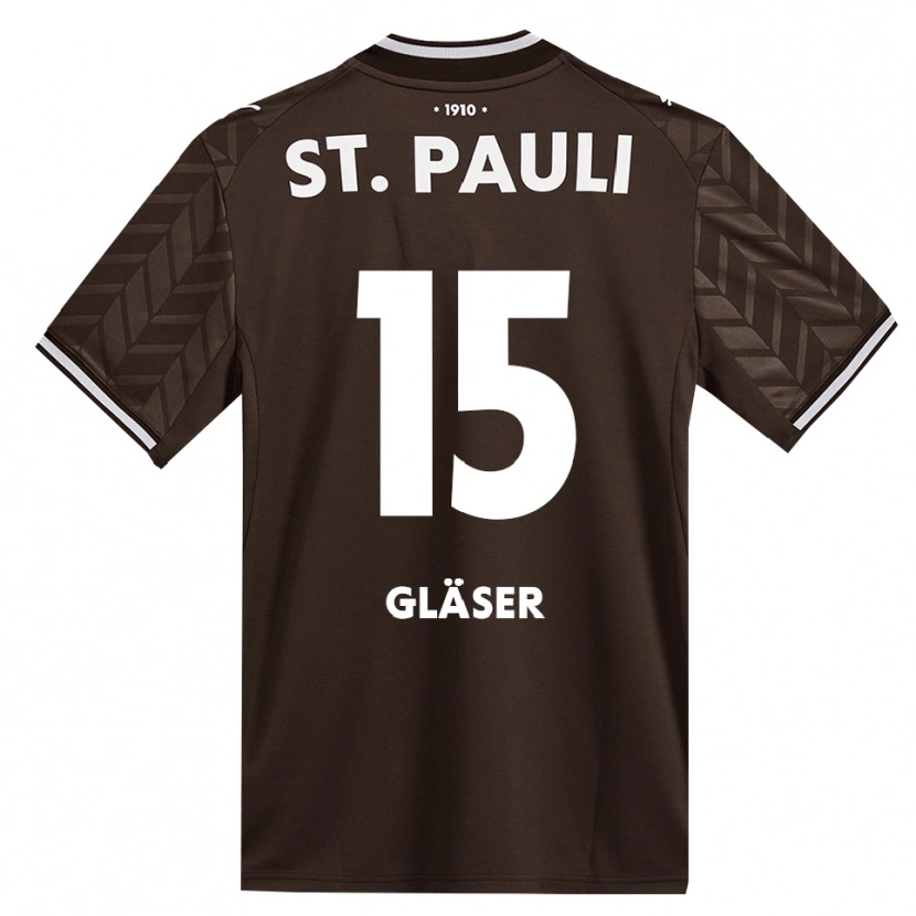 Danxen Kinder Julian Gläser #15 Kaffee Weiß Heimtrikot Trikot 2026/27 T-Shirt Schweiz