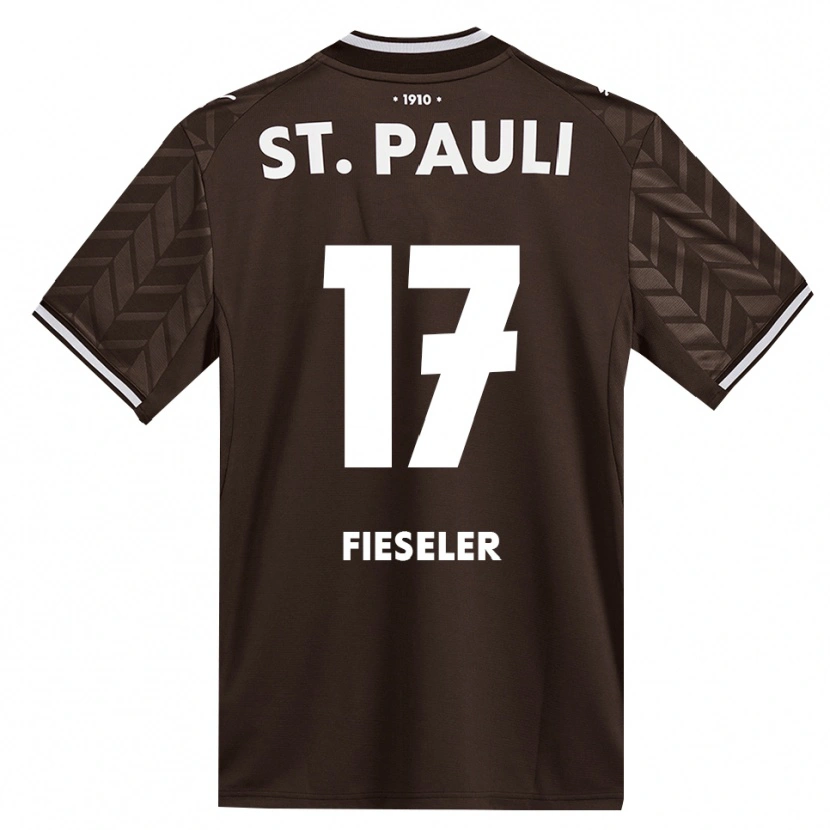 Danxen Kinder Jonas Fieseler #17 Kaffee Weiß Heimtrikot Trikot 2026/27 T-Shirt Schweiz