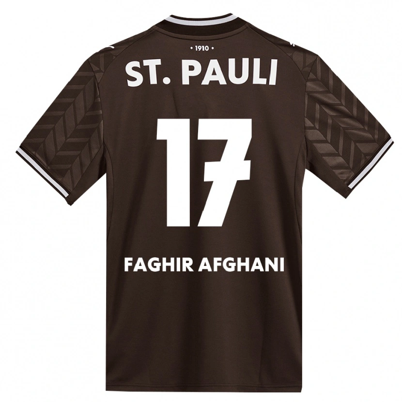 Danxen Kinder Younan Faghir Afghani #17 Kaffee Weiß Heimtrikot Trikot 2026/27 T-Shirt Schweiz