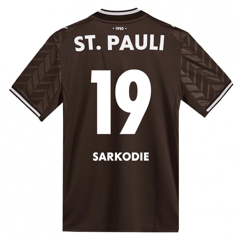Danxen Kinder Joel Sarkodie #19 Kaffee Weiß Heimtrikot Trikot 2026/27 T-Shirt Schweiz
