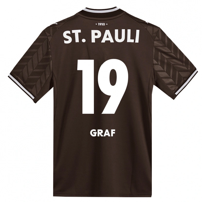 Danxen Kinder Alexander Graf #19 Kaffee Weiß Heimtrikot Trikot 2026/27 T-Shirt Schweiz