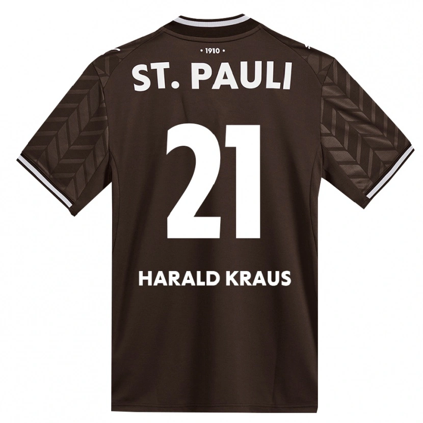 Danxen Kinder Stefan Harald Kraus #21 Kaffee Weiß Heimtrikot Trikot 2026/27 T-Shirt Schweiz