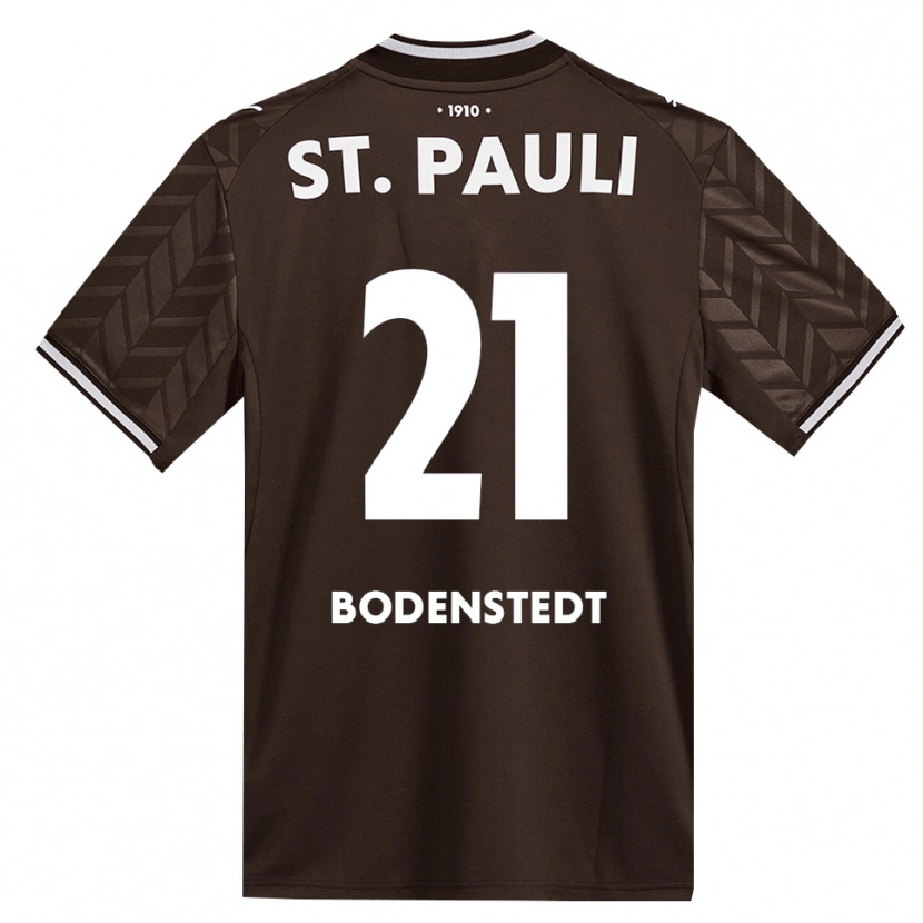 Danxen Kinder Paula Bodenstedt #21 Kaffee Weiß Heimtrikot Trikot 2026/27 T-Shirt Schweiz