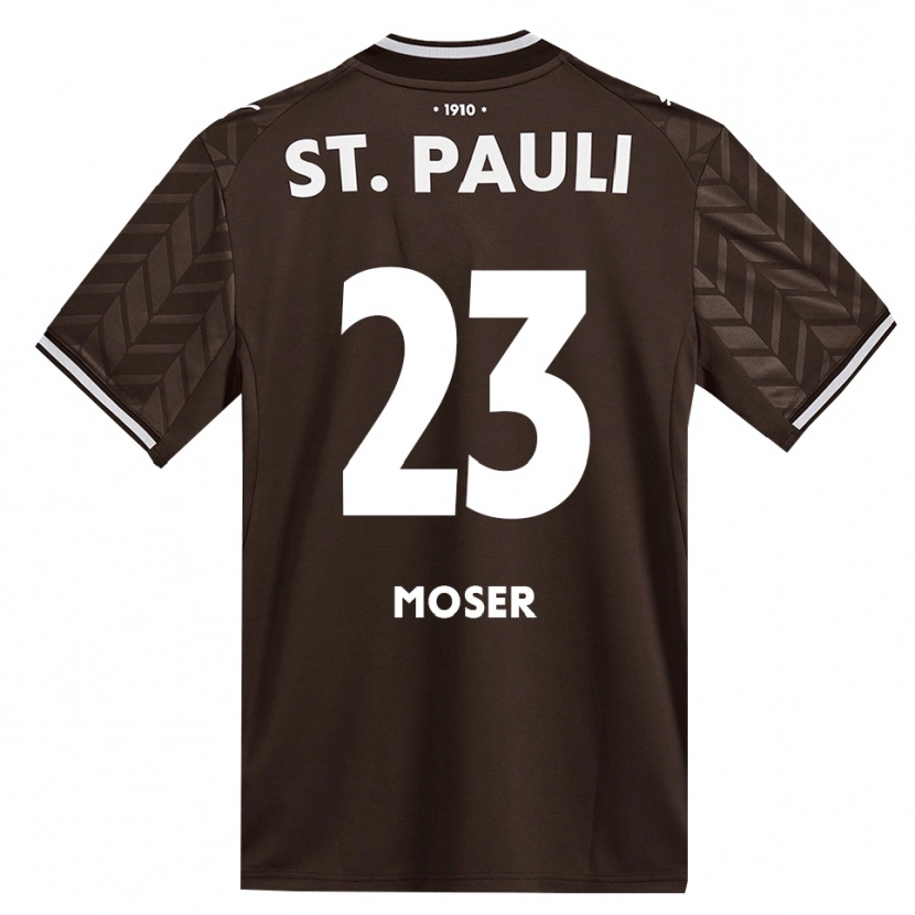 Danxen Kinder Ammon Moser #23 Kaffee Weiß Heimtrikot Trikot 2026/27 T-Shirt Schweiz