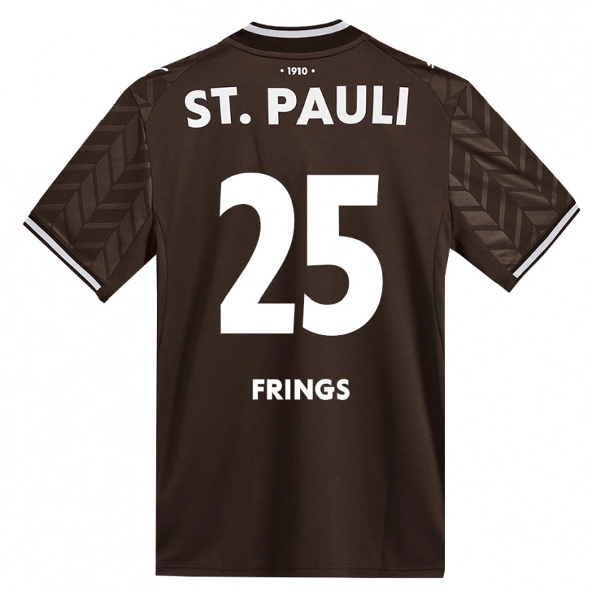 Danxen Kinder Emma Frings #25 Kaffee Weiß Heimtrikot Trikot 2026/27 T-Shirt Schweiz