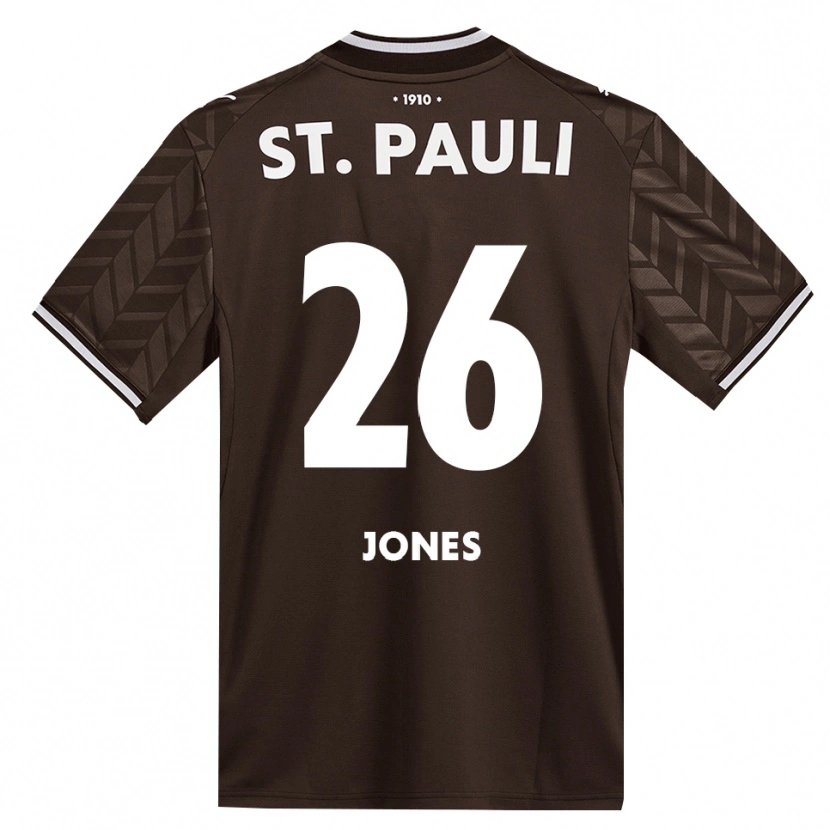 Danxen Kinder Ricky-Jade Jones #26 Kaffee Weiß Heimtrikot Trikot 2026/27 T-Shirt Schweiz