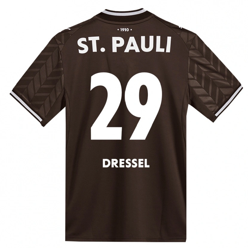 Danxen Kinder Henry Dressel #29 Kaffee Weiß Heimtrikot Trikot 2026/27 T-Shirt Schweiz