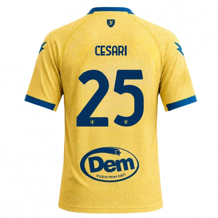 Danxen Kinder Nicolò Cesari #25 Khaki Schwarz Blau Heimtrikot Trikot 2026/27 T-Shirt Schweiz