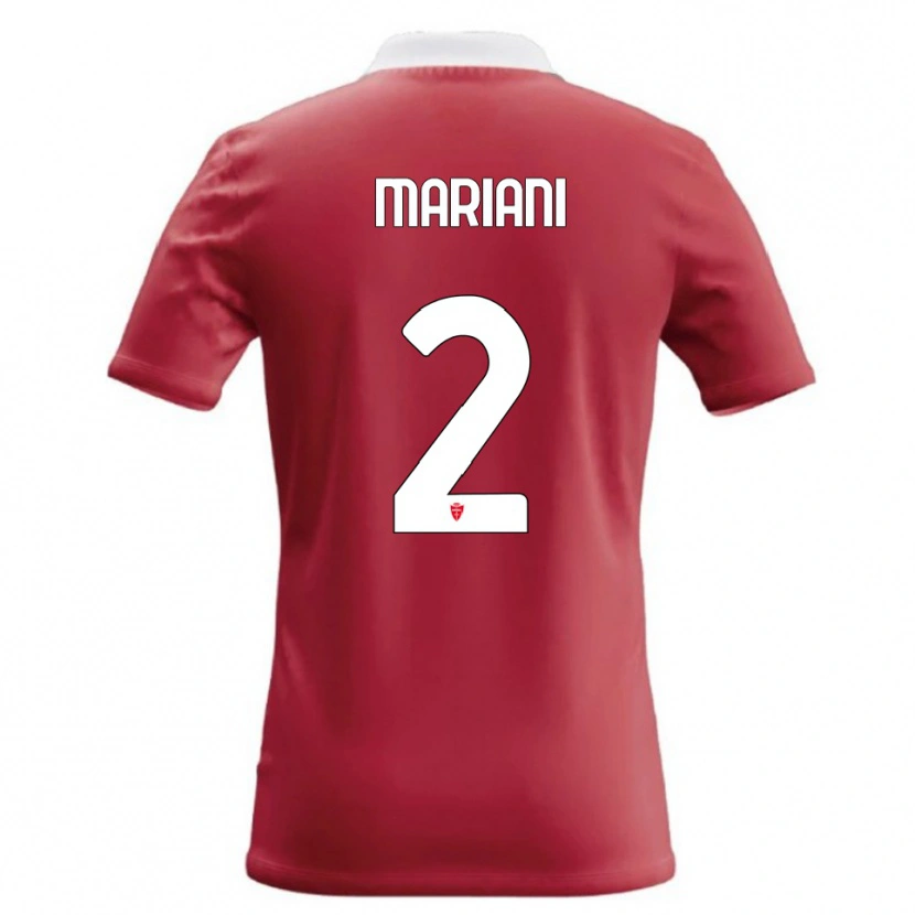 Danxen Kinder Christian Mariani #2 Rot Weiß Heimtrikot Trikot 2026/27 T-Shirt Schweiz