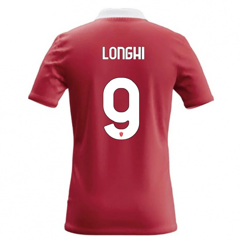 Danxen Kinder Jordan Longhi #9 Rot Weiß Heimtrikot Trikot 2026/27 T-Shirt Schweiz