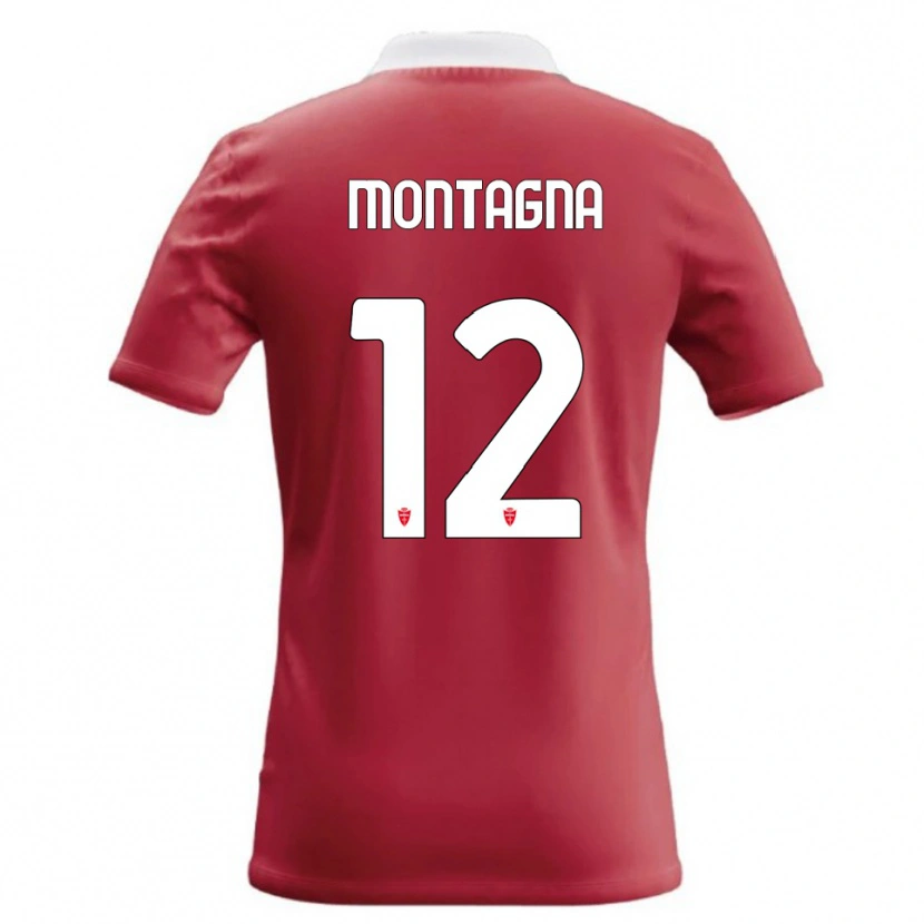 Danxen Kinder Jacopo Montagna #12 Rot Weiß Heimtrikot Trikot 2026/27 T-Shirt Schweiz