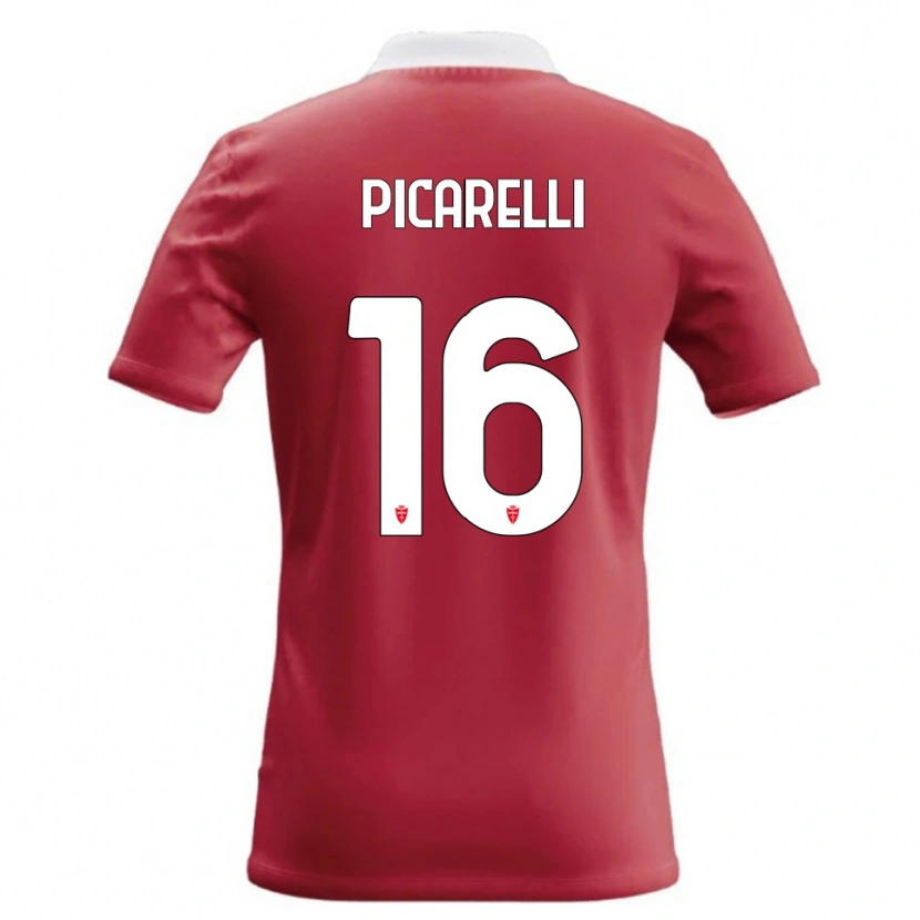 Danxen Kinder Marco Picarelli #16 Rot Weiß Heimtrikot Trikot 2026/27 T-Shirt Schweiz