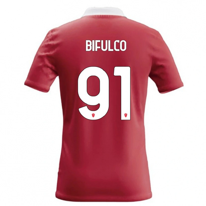 Danxen Kinder Davide Bifulco #91 Rot Weiß Heimtrikot Trikot 2026/27 T-Shirt Schweiz