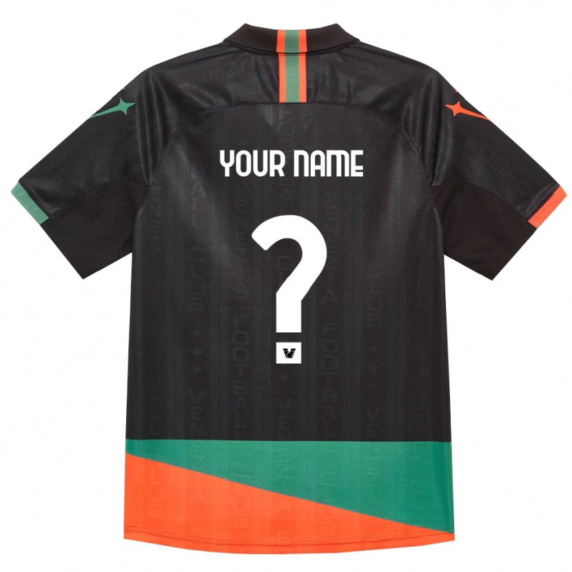 Danxen Kinder Ihren Namen #0 Schwarz Orange Grün Heimtrikot Trikot 2026/27 T-Shirt Schweiz