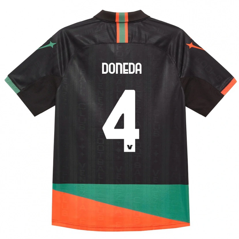 Danxen Kinder Melissa Doneda #4 Schwarz Orange Grün Heimtrikot Trikot 2026/27 T-Shirt Schweiz