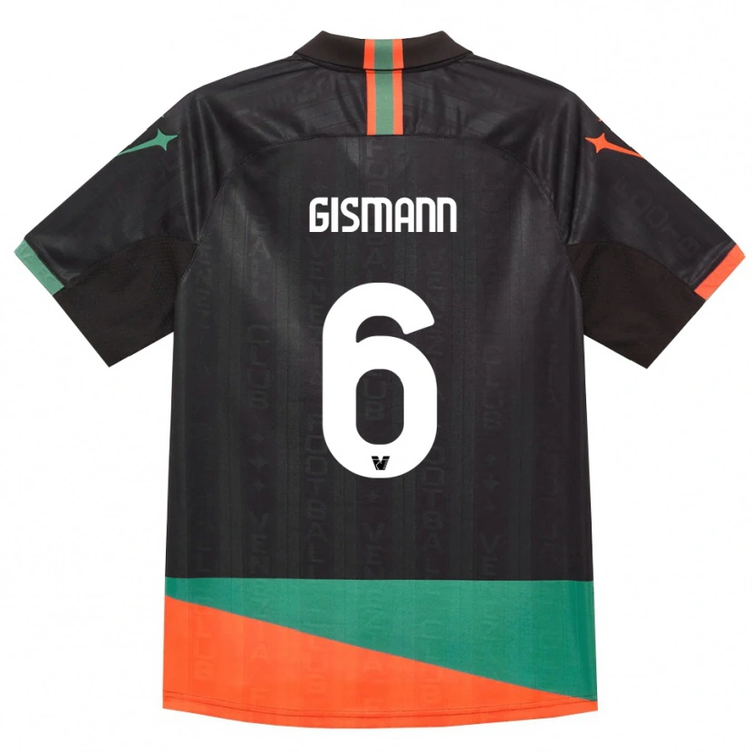 Danxen Kinder Lynn Gismann #6 Schwarz Orange Grün Heimtrikot Trikot 2026/27 T-Shirt Schweiz