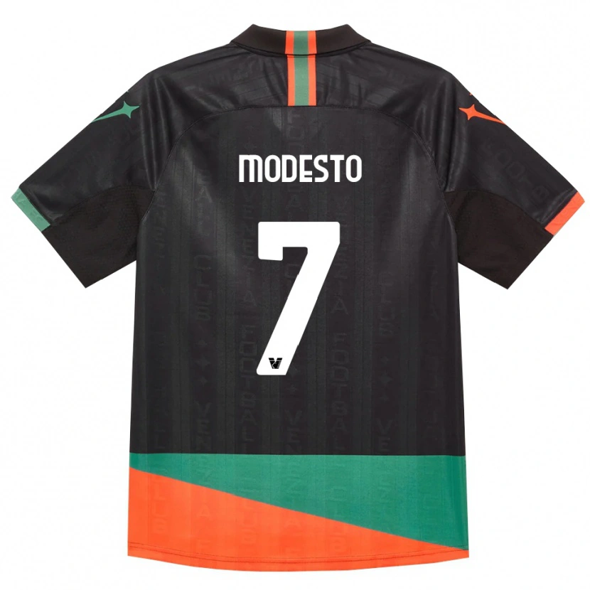 Danxen Kinder Riccardo Modesto #7 Schwarz Orange Grün Heimtrikot Trikot 2026/27 T-Shirt Schweiz