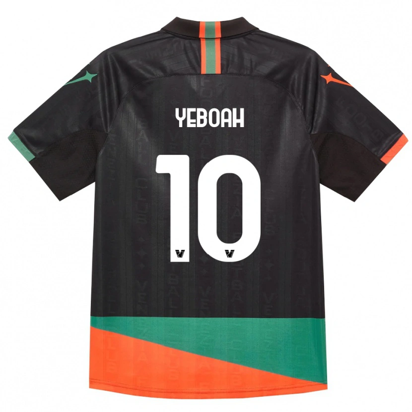 Danxen Kinder John Yeboah #10 Schwarz Orange Grün Heimtrikot Trikot 2026/27 T-Shirt Schweiz