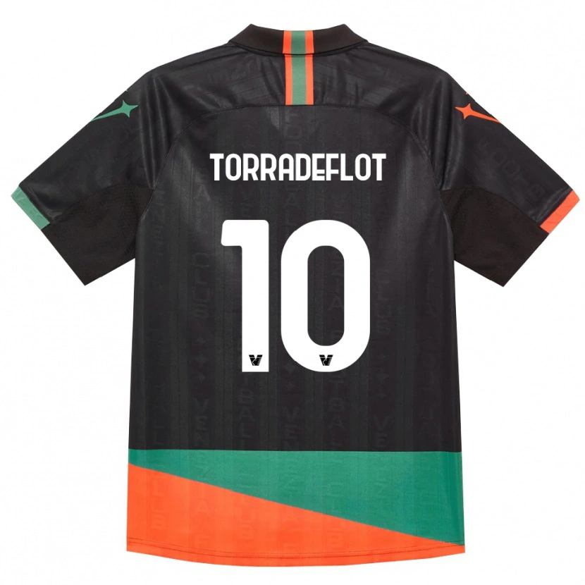 Danxen Kinder Queral Torradeflot #10 Schwarz Orange Grün Heimtrikot Trikot 2026/27 T-Shirt Schweiz
