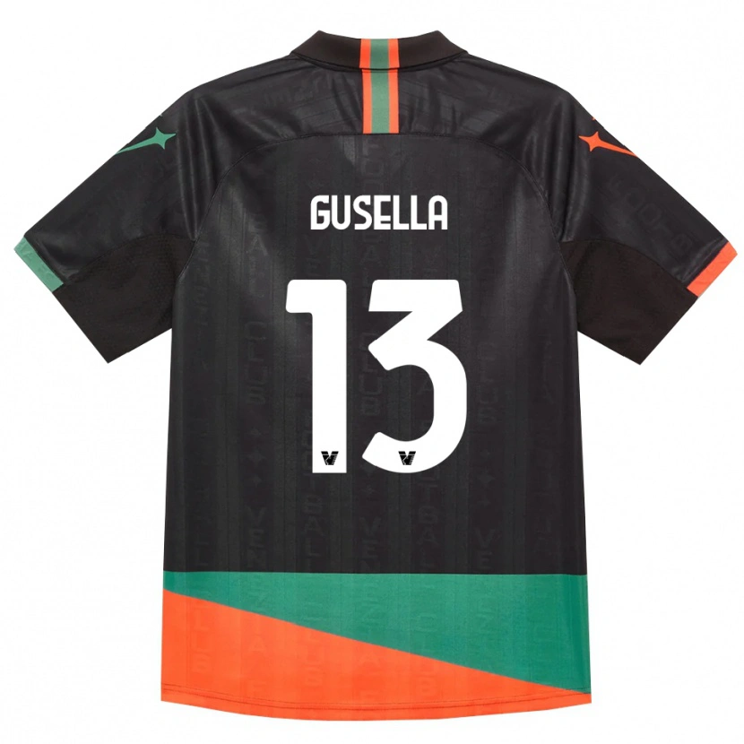 Danxen Kinder Pietro Gusella #13 Schwarz Orange Grün Heimtrikot Trikot 2026/27 T-Shirt Schweiz