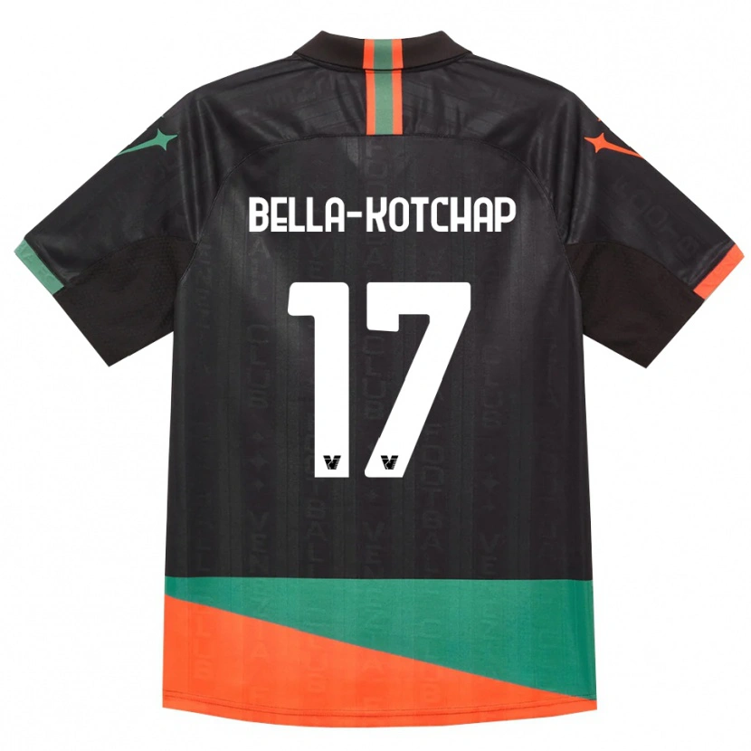 Danxen Kinder Armel Bella-Kotchap #17 Schwarz Orange Grün Heimtrikot Trikot 2026/27 T-Shirt Schweiz