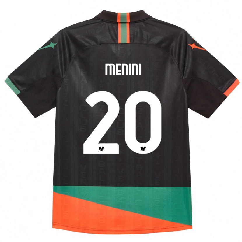Danxen Kinder Alessandra Menini #20 Schwarz Orange Grün Heimtrikot Trikot 2026/27 T-Shirt Schweiz
