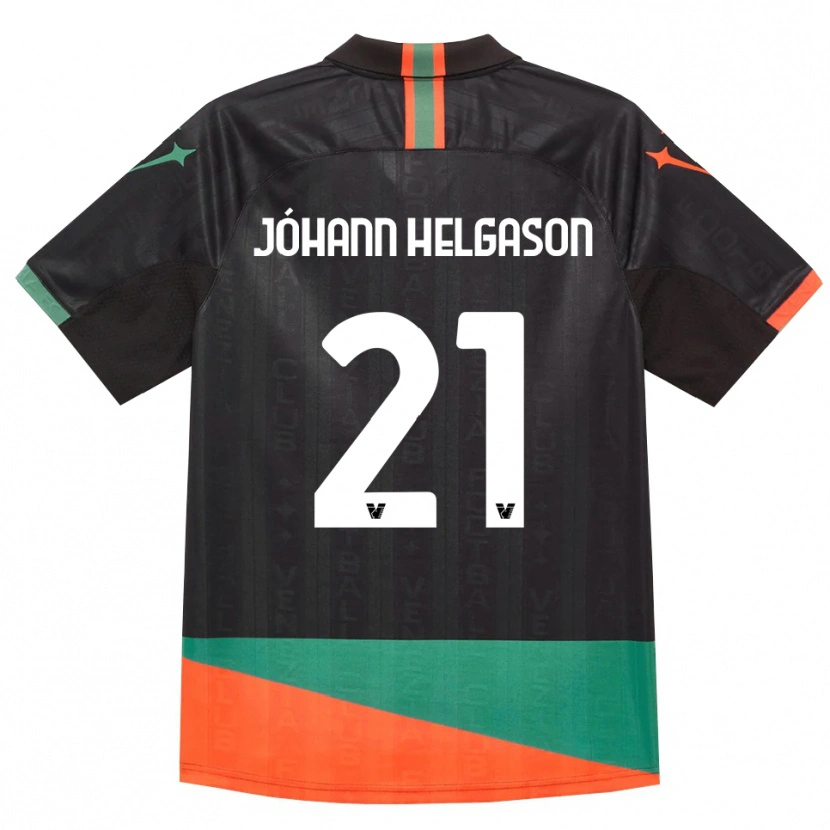 Danxen Kinder Thórir Jóhann Helgason #21 Schwarz Orange Grün Heimtrikot Trikot 2026/27 T-Shirt Schweiz
