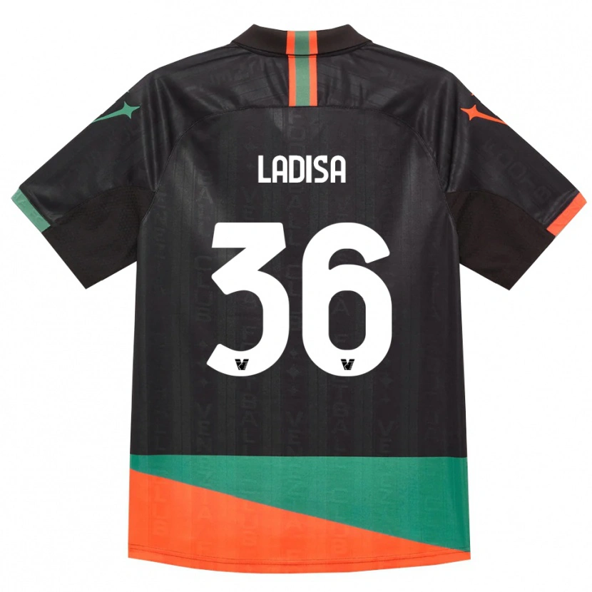 Danxen Kinder Marco Ladisa #36 Schwarz Orange Grün Heimtrikot Trikot 2026/27 T-Shirt Schweiz