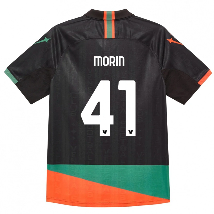 Danxen Kinder Elena Morin #41 Schwarz Orange Grün Heimtrikot Trikot 2026/27 T-Shirt Schweiz