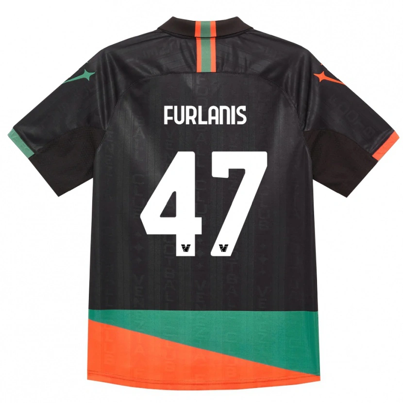 Danxen Kinder Giorgia Furlanis #47 Schwarz Orange Grün Heimtrikot Trikot 2026/27 T-Shirt Schweiz