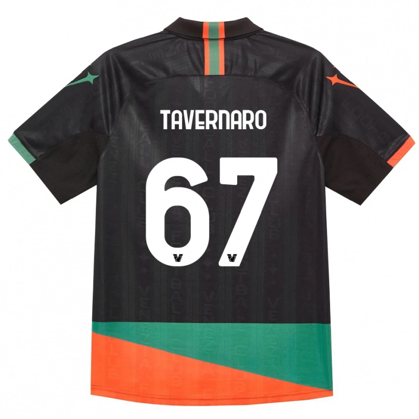 Danxen Kinder Federico Tavernaro #67 Schwarz Orange Grün Heimtrikot Trikot 2026/27 T-Shirt Schweiz
