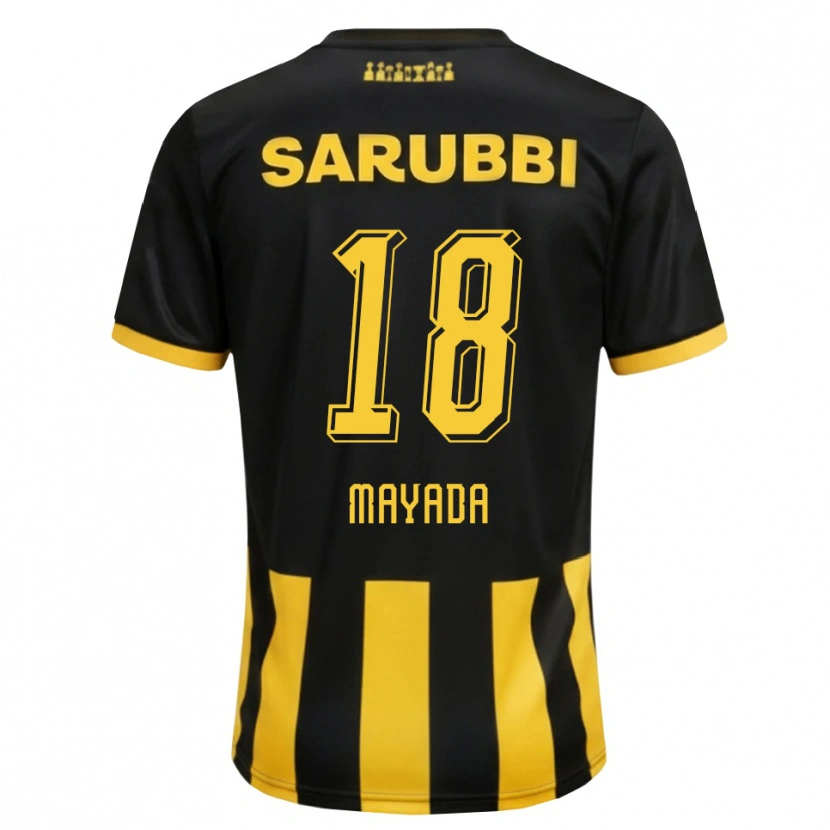 Danxen Kinder Camilo Mayada #18 Schwarz Gelb Heimtrikot Trikot 2026/27 T-Shirt Schweiz