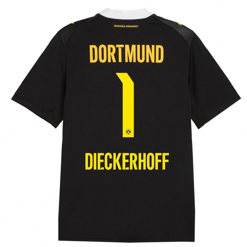 Danxen Kinder Max Dieckerhoff #1 Schwarz Rot Gelb Auswärtstrikot Trikot 2026/27 T-Shirt Schweiz