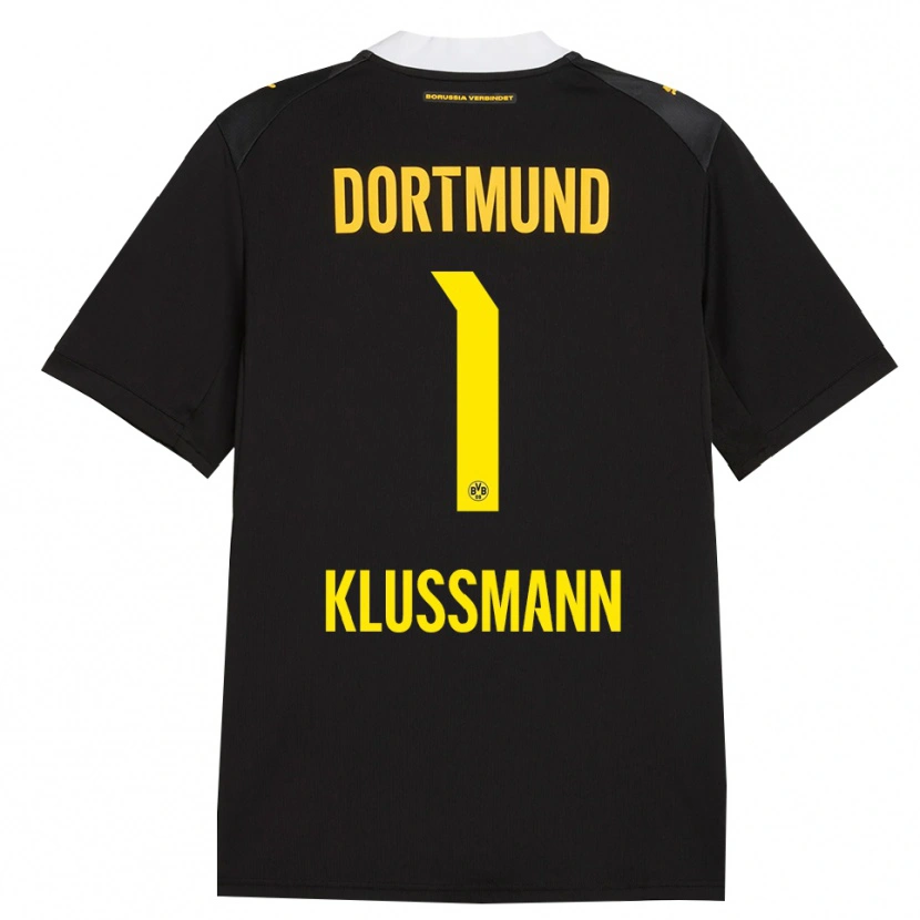 Danxen Kinder Leon Klußmann #1 Schwarz Rot Gelb Auswärtstrikot Trikot 2026/27 T-Shirt Schweiz