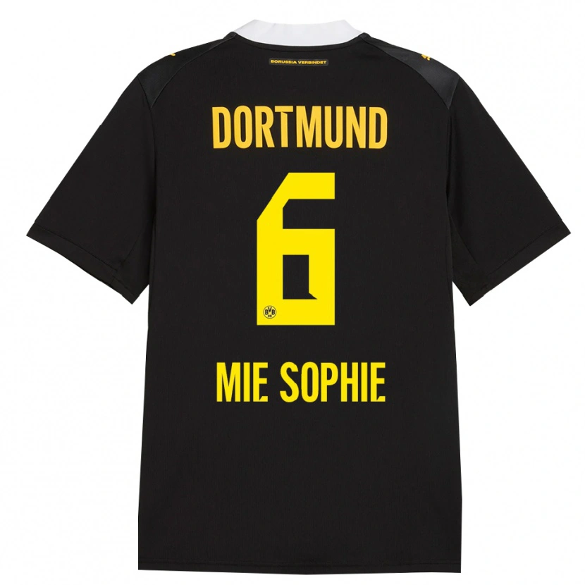 Danxen Kinder Sando Mie Sophie #6 Schwarz Rot Gelb Auswärtstrikot Trikot 2026/27 T-Shirt Schweiz