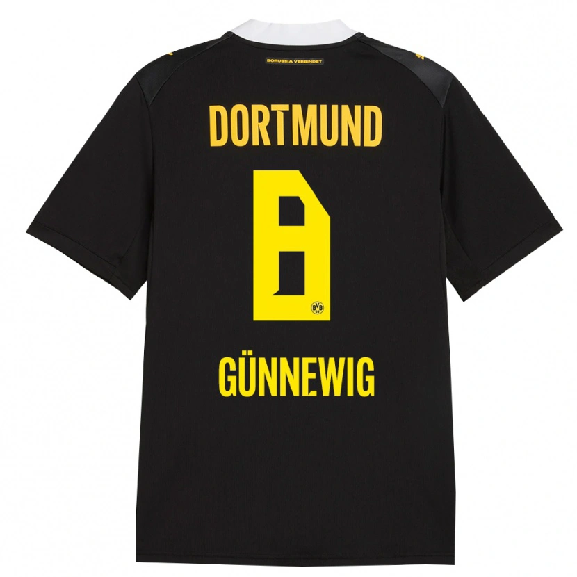 Danxen Kinder Noreen Günnewig #8 Schwarz Rot Gelb Auswärtstrikot Trikot 2026/27 T-Shirt Schweiz
