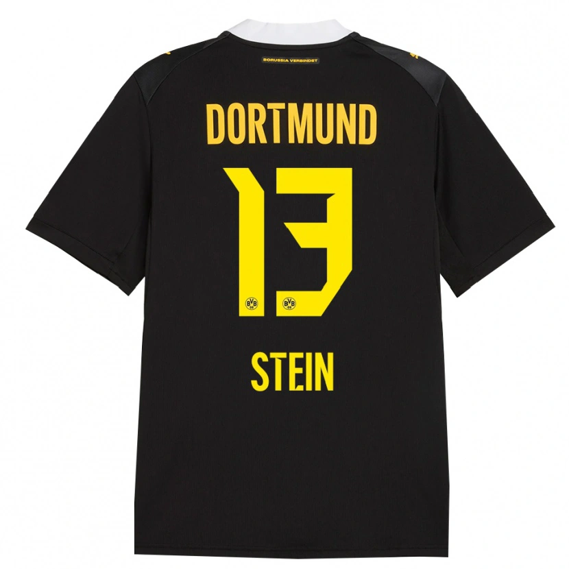 Danxen Kinder Daniel Stein #13 Schwarz Rot Gelb Auswärtstrikot Trikot 2026/27 T-Shirt Schweiz