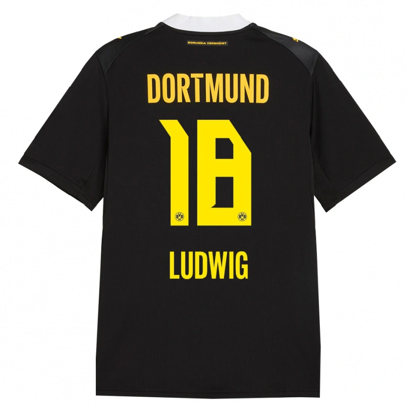 Danxen Kinder Michel Ludwig #18 Schwarz Rot Gelb Auswärtstrikot Trikot 2026/27 T-Shirt Schweiz