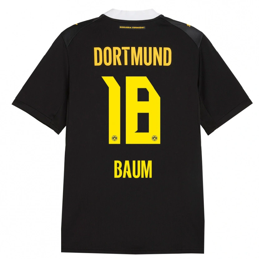 Danxen Kinder Celina Baum #18 Schwarz Rot Gelb Auswärtstrikot Trikot 2026/27 T-Shirt Schweiz