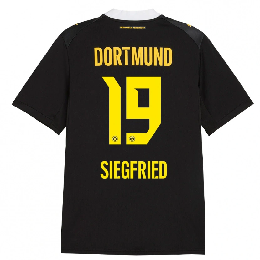 Danxen Kinder Janz Siegfried #19 Schwarz Rot Gelb Auswärtstrikot Trikot 2026/27 T-Shirt Schweiz