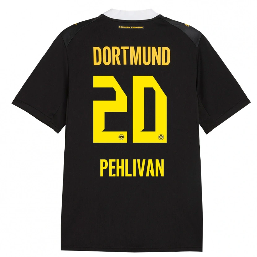 Danxen Kinder Miran Pehlivan #20 Schwarz Rot Gelb Auswärtstrikot Trikot 2026/27 T-Shirt Schweiz