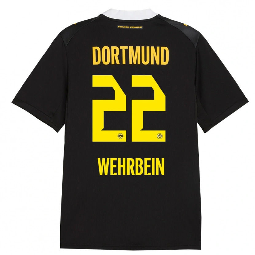 Danxen Kinder Jan-Mattis Wehrbein #22 Schwarz Rot Gelb Auswärtstrikot Trikot 2026/27 T-Shirt Schweiz