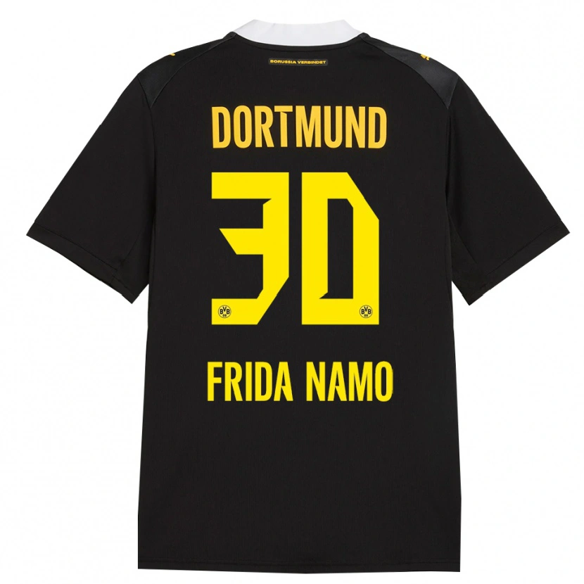 Danxen Kinder Ronning Frida Namo #30 Schwarz Rot Gelb Auswärtstrikot Trikot 2026/27 T-Shirt Schweiz