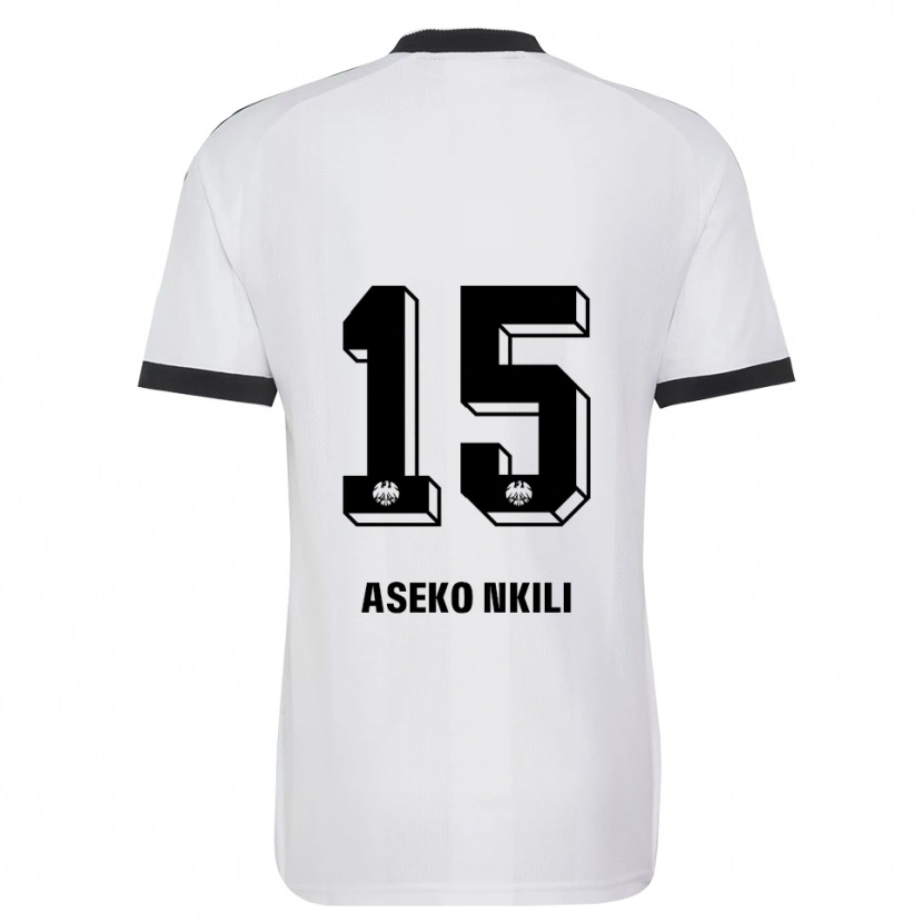 Danxen Kinder Noël Aséko #15 Schwarz Weiß Auswärtstrikot Trikot 2026/27 T-Shirt Schweiz