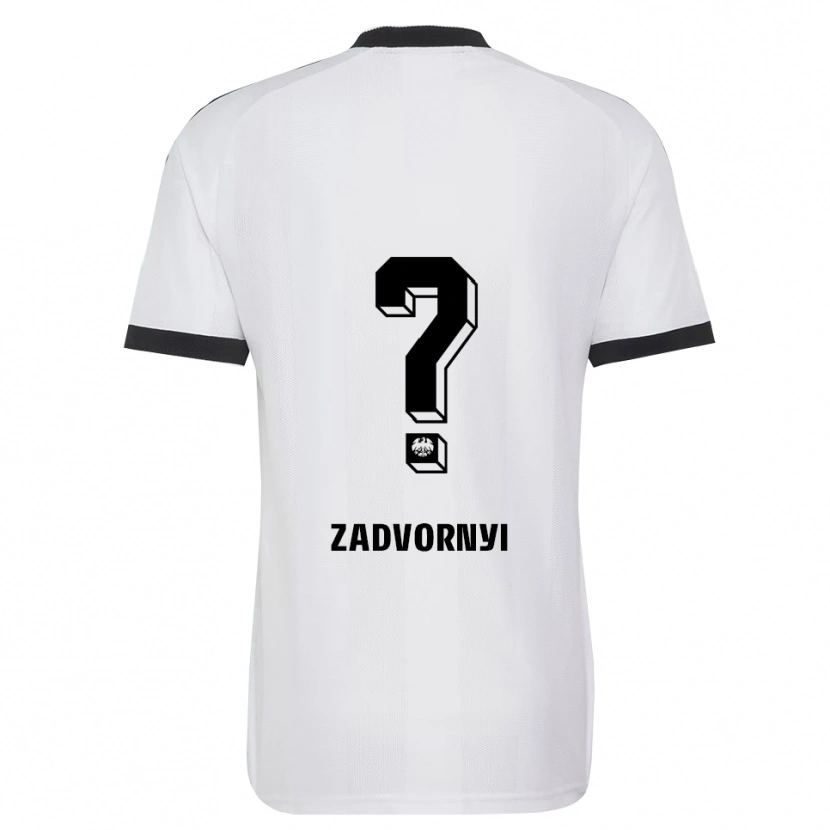 Danxen Kinder Igor Zadvornyi #0 Schwarz Weiß Auswärtstrikot Trikot 2026/27 T-Shirt Schweiz