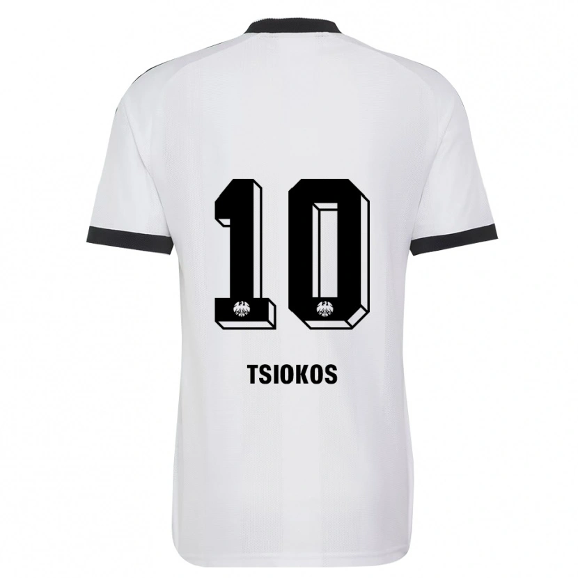 Danxen Kinder Leonidas Ilias Tsiokos #10 Schwarz Weiß Auswärtstrikot Trikot 2026/27 T-Shirt Schweiz
