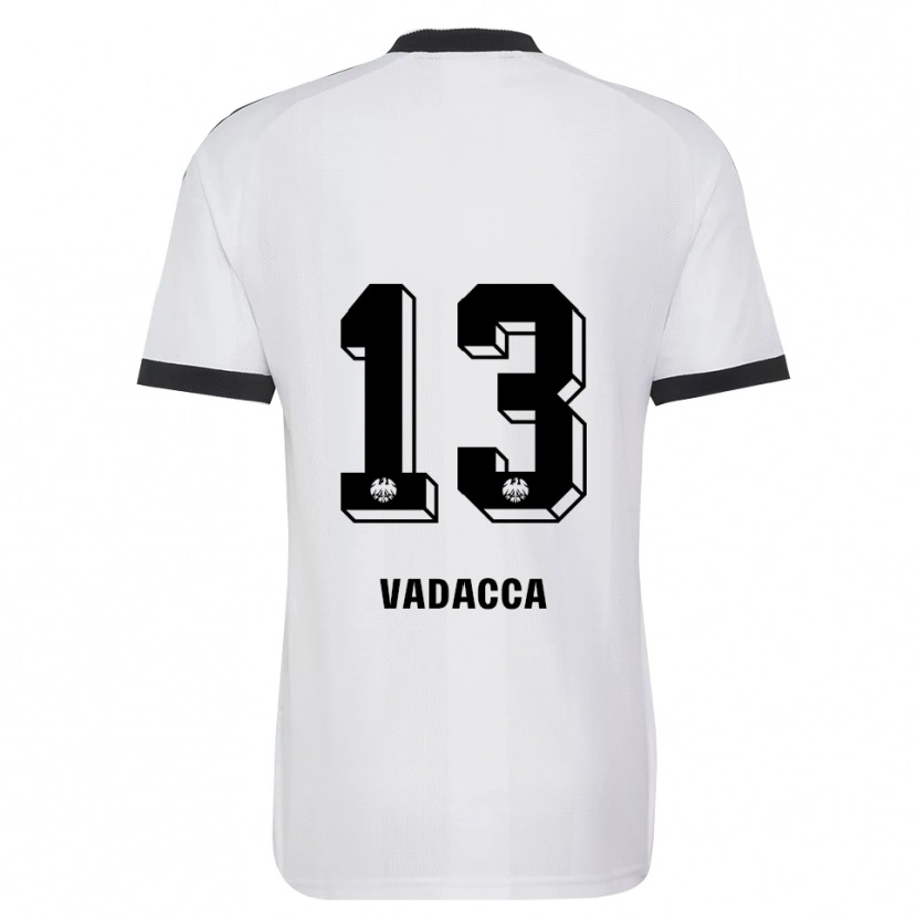 Danxen Kinder Gianni Vadacca #13 Schwarz Weiß Auswärtstrikot Trikot 2026/27 T-Shirt Schweiz