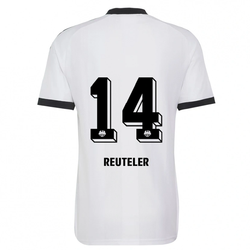 Danxen Kinder Geraldine Reuteler #14 Schwarz Weiß Auswärtstrikot Trikot 2026/27 T-Shirt Schweiz